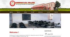 Desktop Screenshot of darshancollege.com
