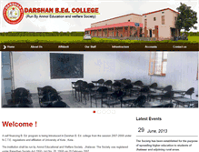 Tablet Screenshot of darshancollege.com